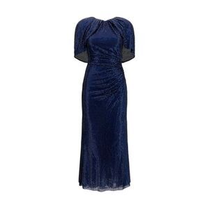 Self-Portrait Blue Polyester Cocktail Women's Dress